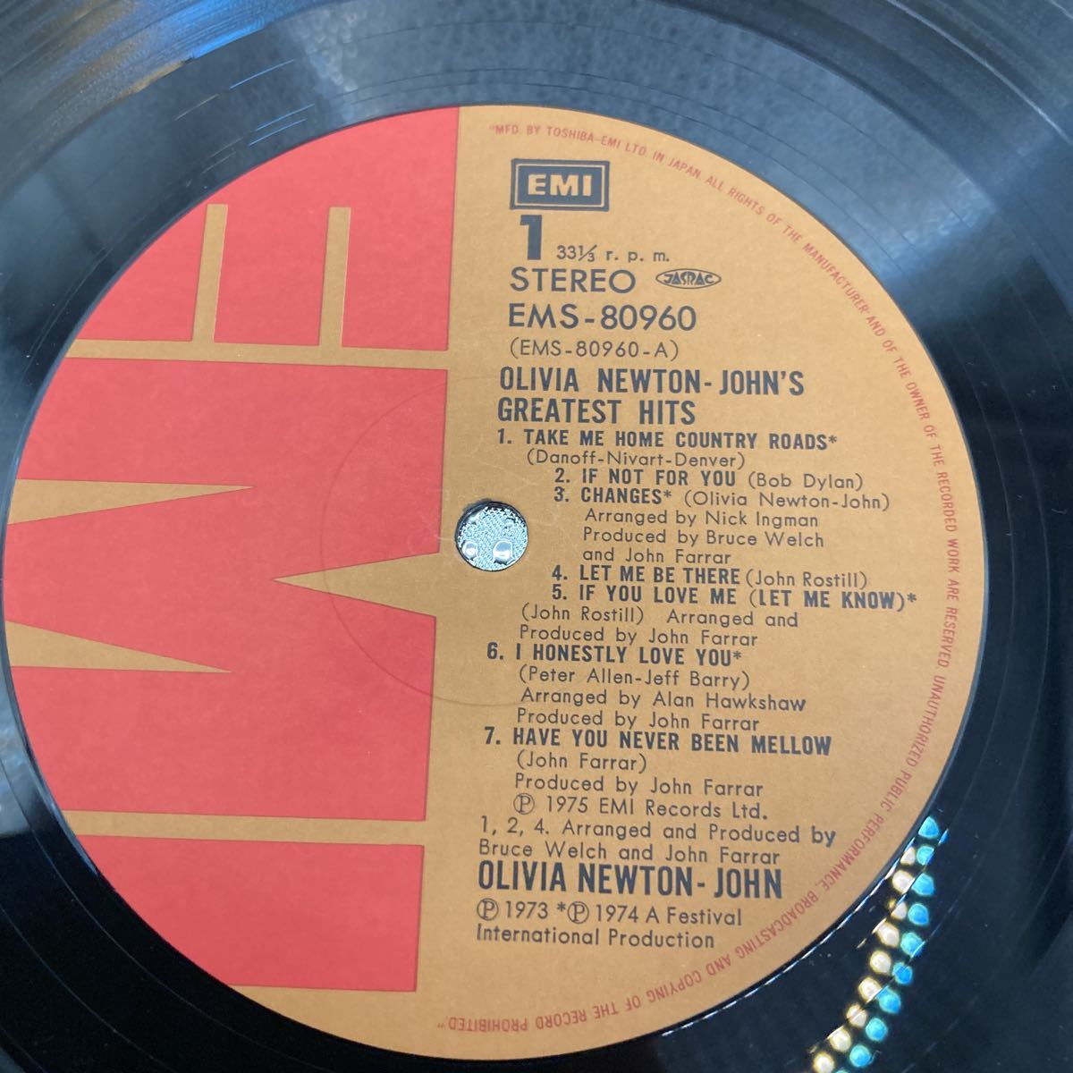 再生良好 LP レコード 帯 Olivia Newton John オリビア ニュートン ジョン Olivia Newton John Greatest Hits Vol 1 詩小説_画像6