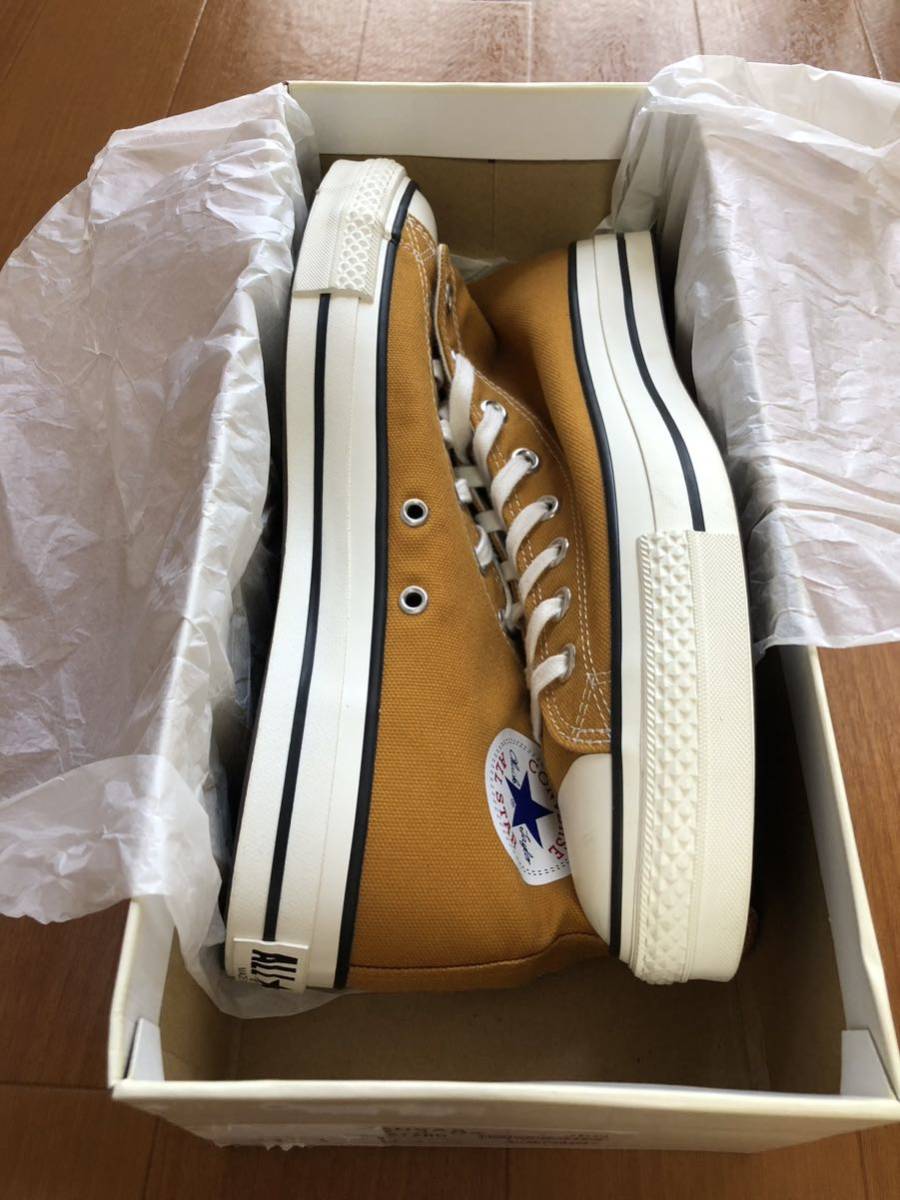 日本製 新品 CONVERSE コンバース チャックテイラー からし 日本製 新品 CONVERSE コンバース チャックテイラー からし