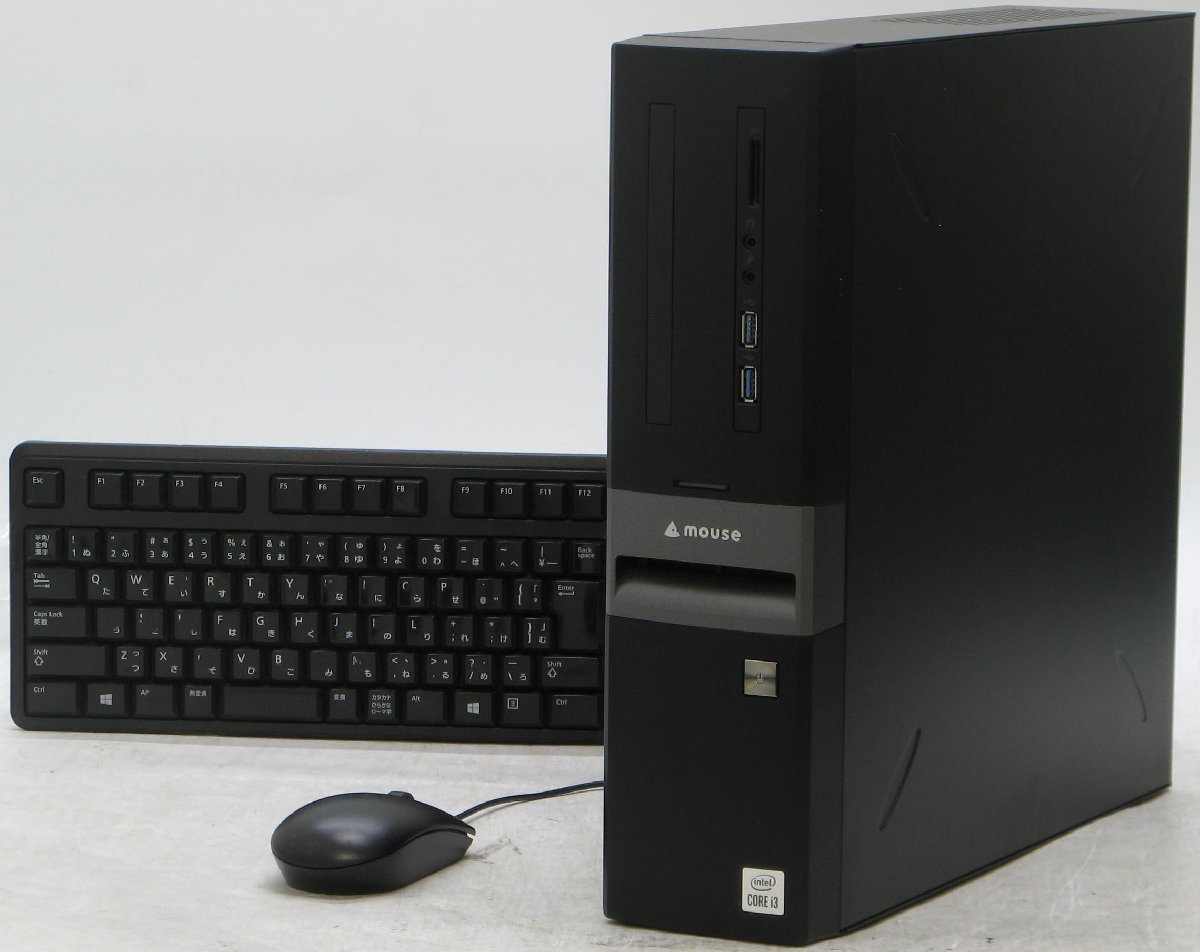 MouseComputer SL3-B460 ■ i3-10100/SSD256GB/無線/DisplayPort/HDMI/省スペース/第10世代/Windows10 デスクトップ