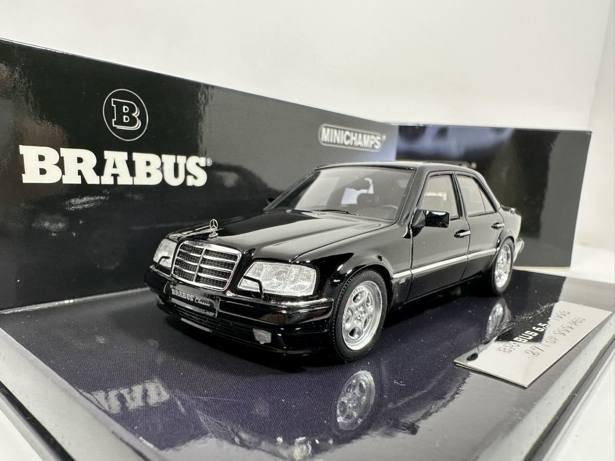 送料無料！ 中古品 1/43 メルセデスベンツ W124 500E ブラバス 6.5 1993 BLACK