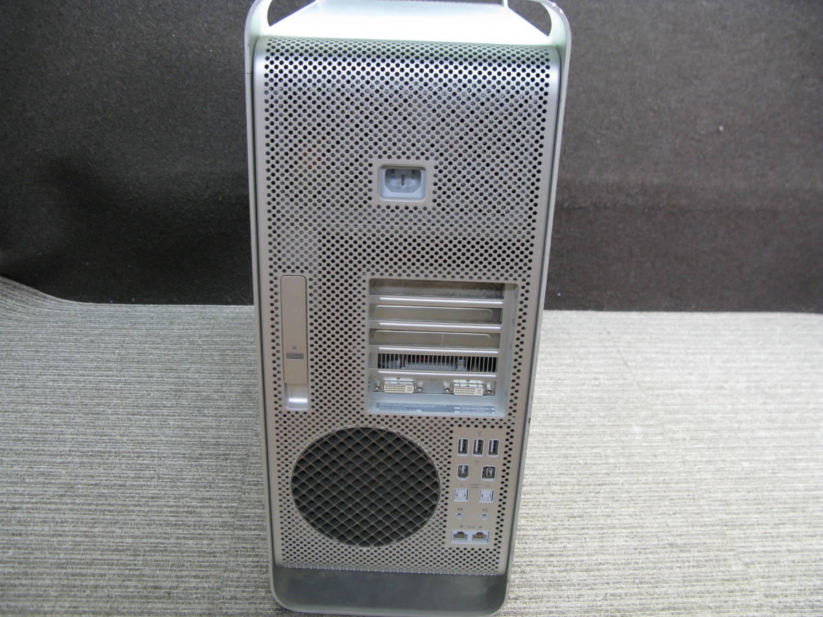 rkオ10-157 Apple Mac Pro (2008) A1186　EMC 2138 OS10.5.4 中古品 通電確認済　_画像5