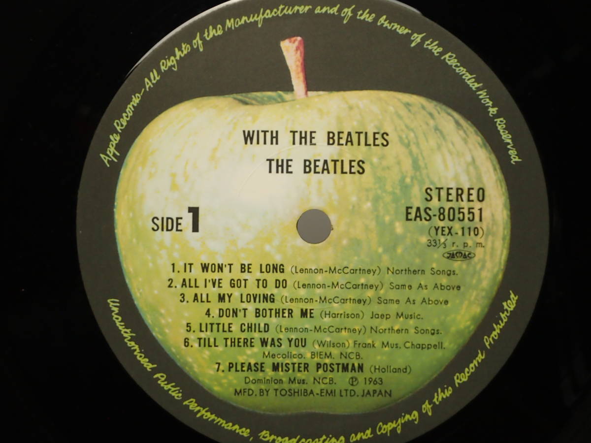 BV-540 レコードコレクション THE BEATLES ザ・ビートルズ WITH THE BEAT_画像5