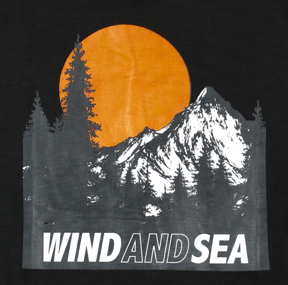 即発送 極少 ≪即決 送料無料 ≫ WIND AND SEA MOUNTAIN RANGE POCKET S/S T BLACK XL ウィンダンシー マウンテン レンジ ポケット Tシャツ_※参考画像※