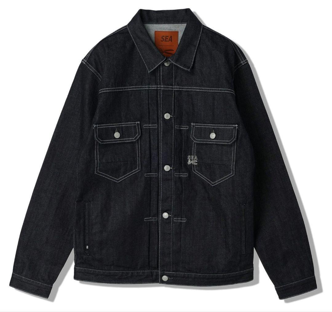 即発送 極少 ≪即決 送料無料 ≫ DENHAM WIND AND SEA DENIM JACKET XL デンハム ウィンダンシー デニム ジャケット Gジャン 2nd モデル