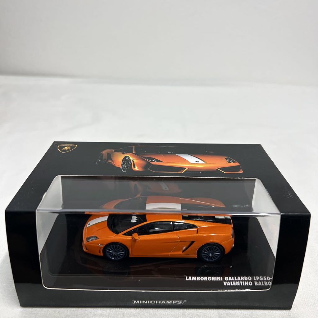 MINICHAMPS 1/43 Lamborghini Gallardo LP550-2 Valentino Balboni ミニチャンプス ランボルギーニ V.バルボーニ ガヤルド ミニカー_画像3