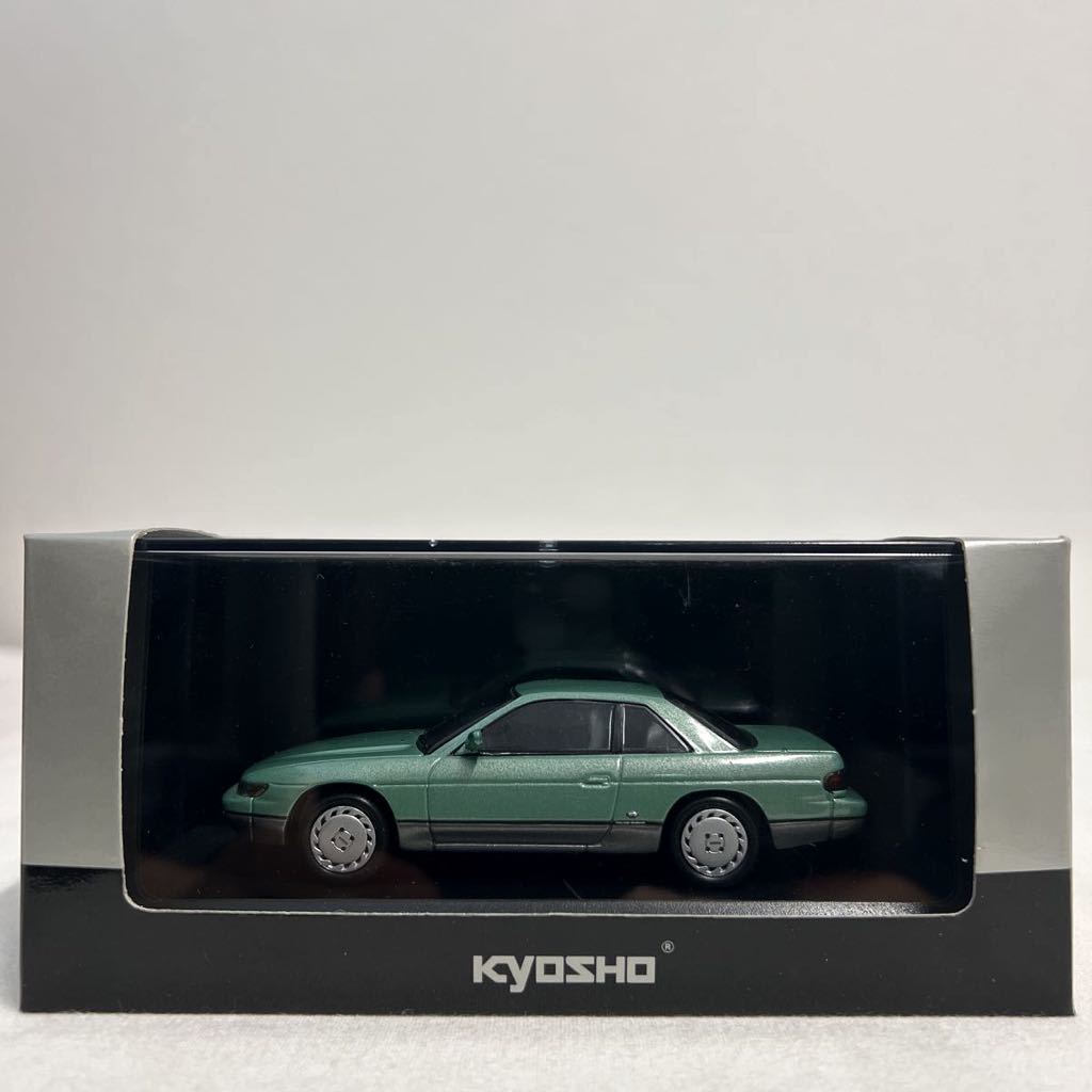 KYOSHO 1/43 NISSAN SILVIA Q's S13 Lime Green Two Tone 京商 日産シルビア ライムグリーンツートーン 旧車 国産名車 ミニカー モデルカー