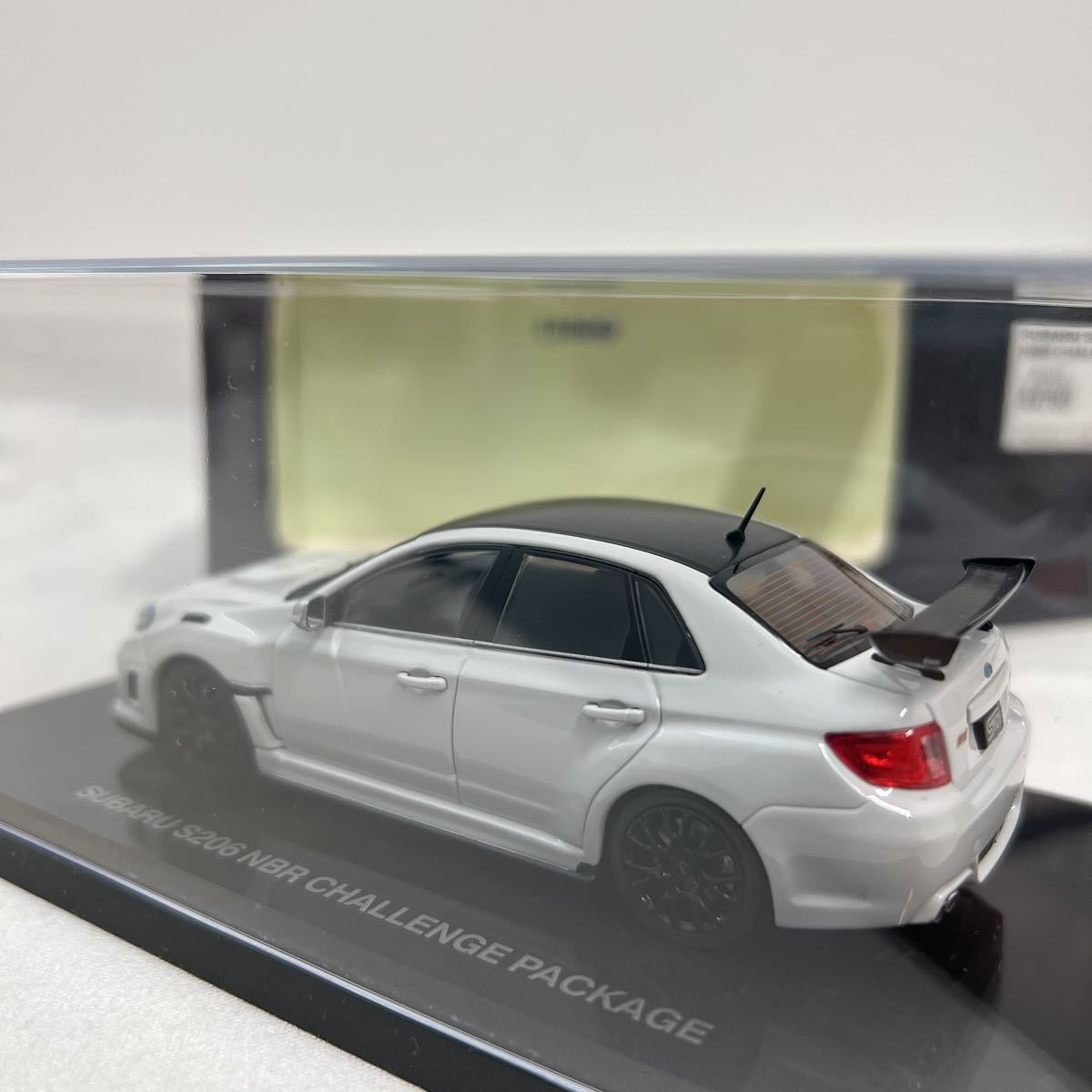 EBBRO 1/43 SUBARU S206 NBR CHALLENGE PACKAGE White エブロ スバル チャレンジパッケージ インプレッサ ミニカー モデルカー gvb_画像10