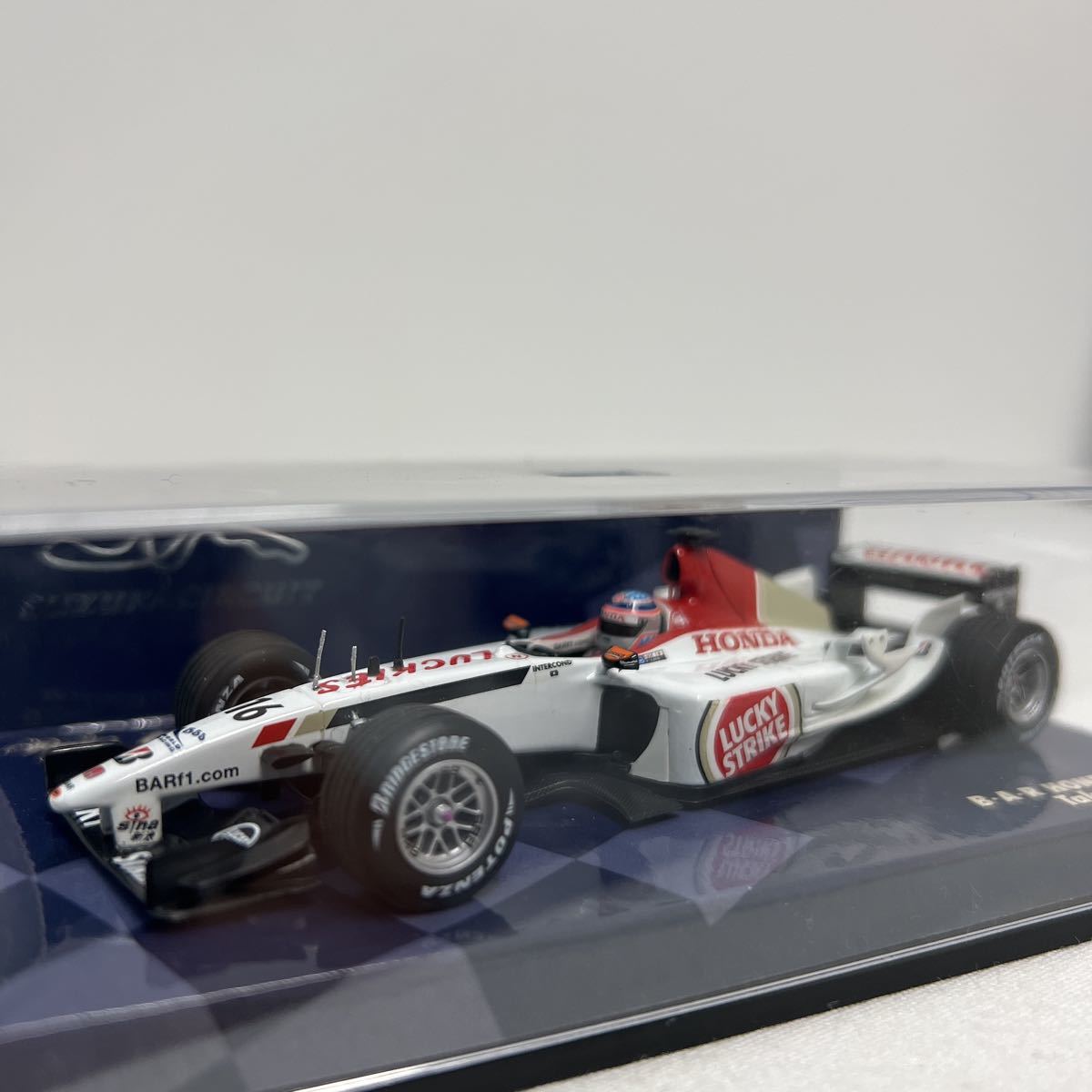 MINICHAMPS 1/43 B.A.R. HONDA 005 Takuma Sato 2003 Test ミニチャンプス BAR 鈴鹿サーキット ホンダ 佐藤琢磨 F1 GP ミニカー モデルカー_画像1