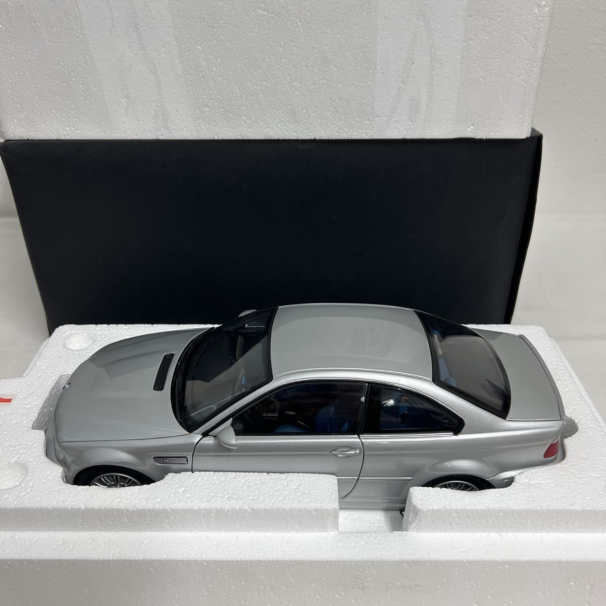 BMW ディーラー特注 KYOSHO 1/18 M3 E46 Coupe Silver 京商 3シリーズ クーペ シルバー 旧車 ミニカー モデルカー 3erの画像5