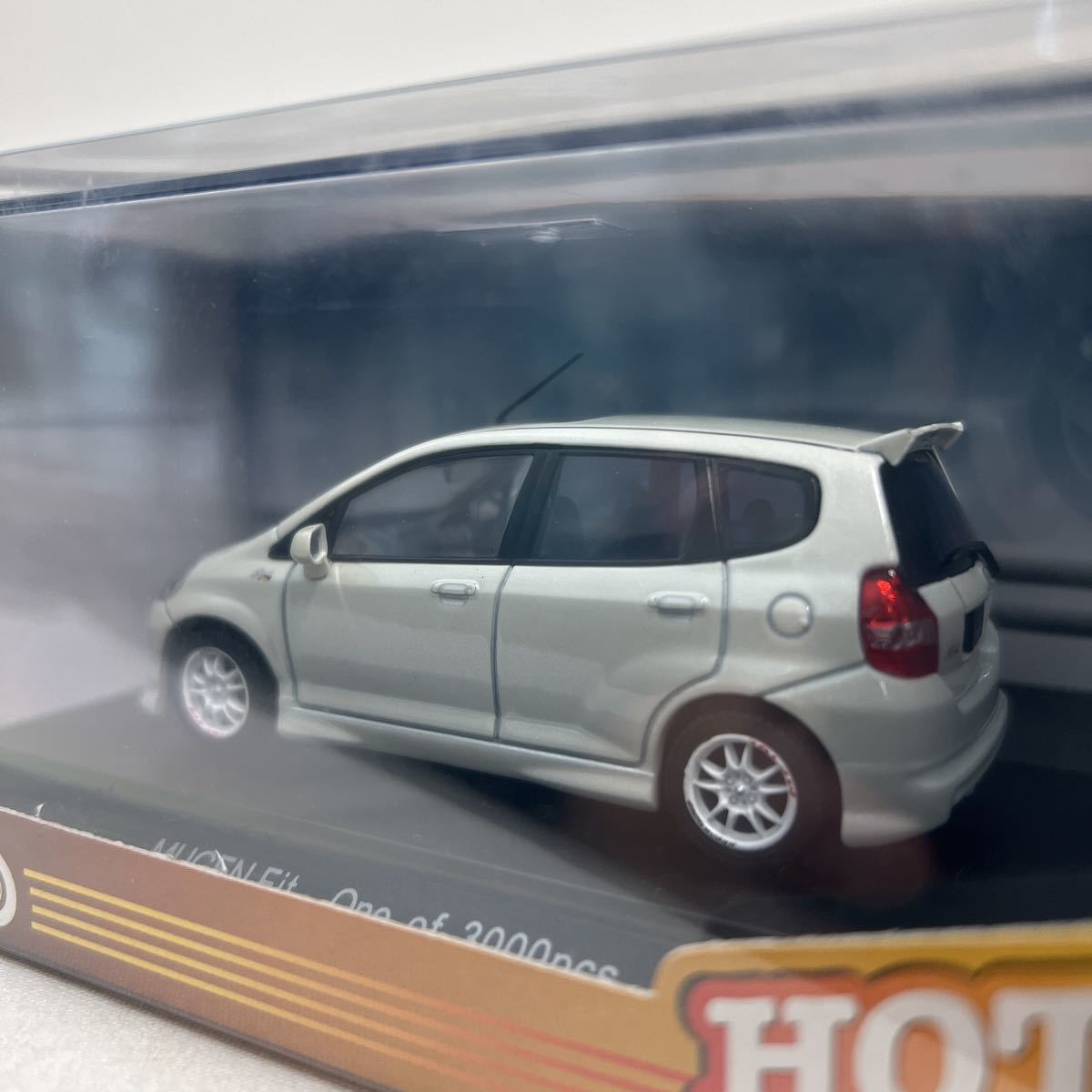 EBBRO 1/43 HONDA MUGEN Fit Pearl White EBBRO Honda Mugen Fit first generation minicar model car gd