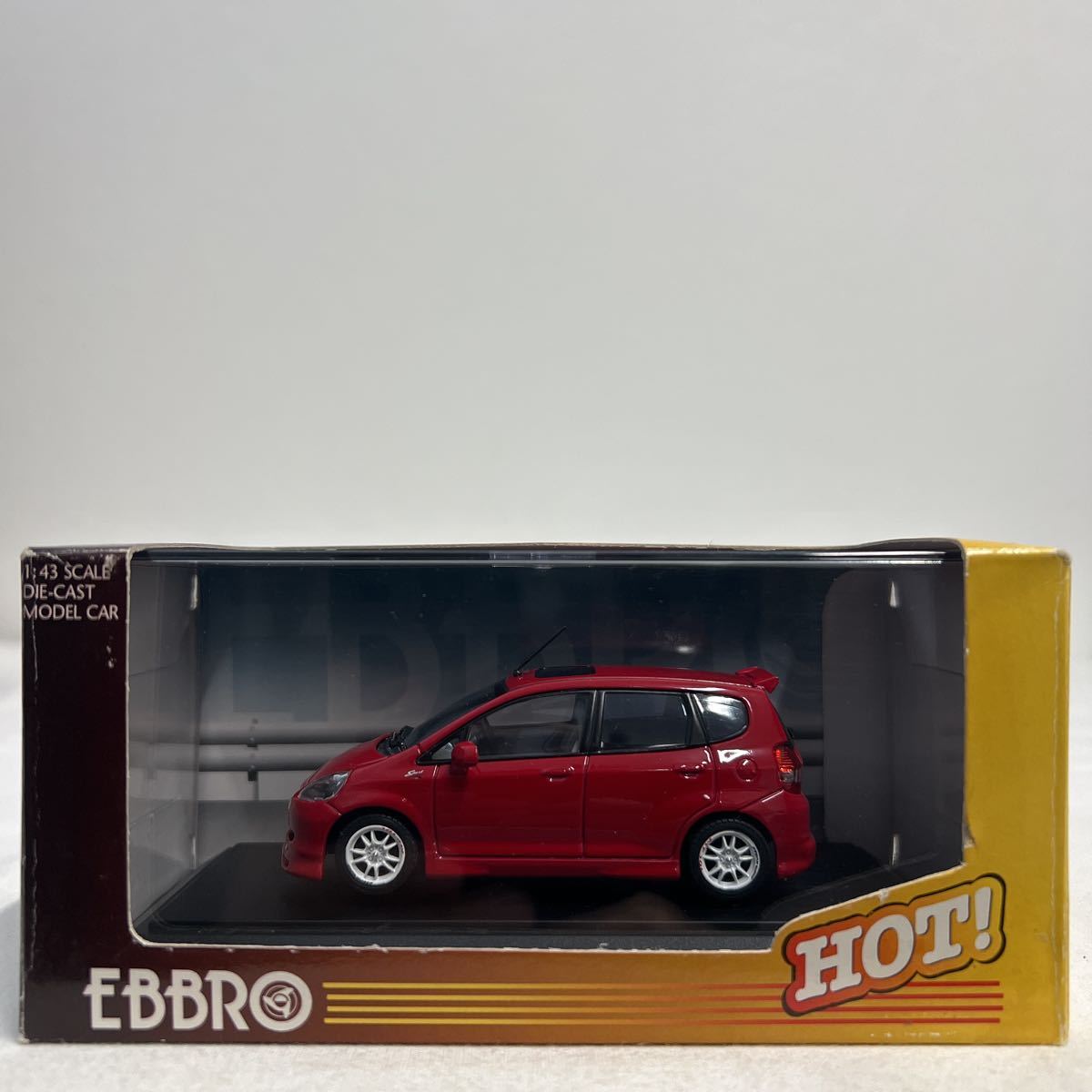 EBBRO 1/43 HONDA MUGEN Fit Red エブロ ホンダ 無限 フィット レッド 初代 ミニカー モデルカー gd
