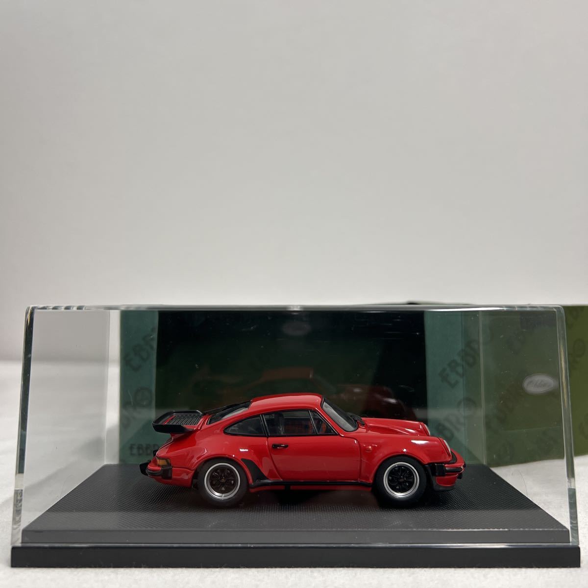 EBBRO 1/43 PORSCHE 911 Turbo Red 1978年 エブロ ポルシェ ターボ レッド ミニカー モデルカー　930型_画像5