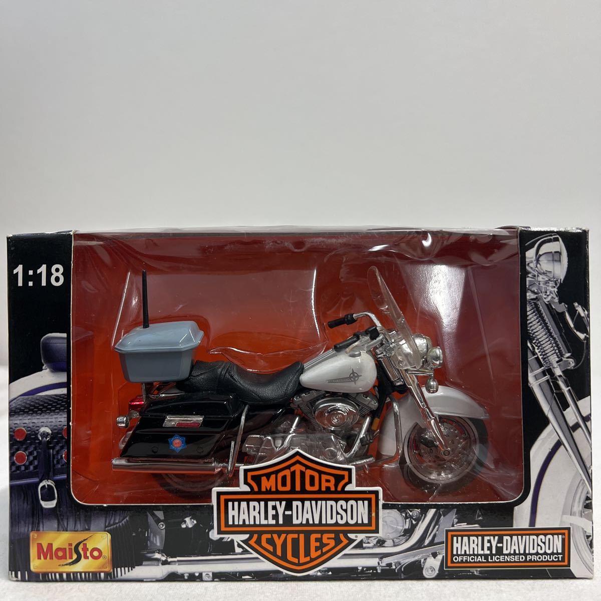 Maisto 1/18 HARLEY DAVIDSON Arkansas State Police ハーレーダビッドソン アーカンソー州 ポリス バイク ミニカー モデルカー