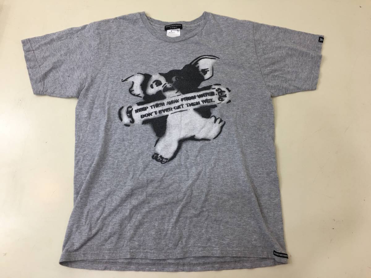 Tf10/05/017 オーバー ザ ストライプス OVER THE STRIPES Tシャツ スプレー仕上げ
