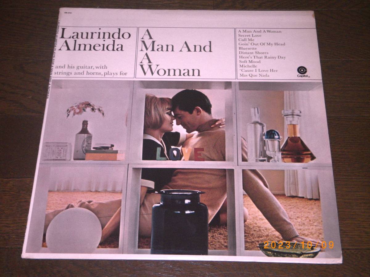◎ローリンド・アルメイダ／LAURINDO ALMEIDA【A MAN AND WOMAN】LP◎_画像1