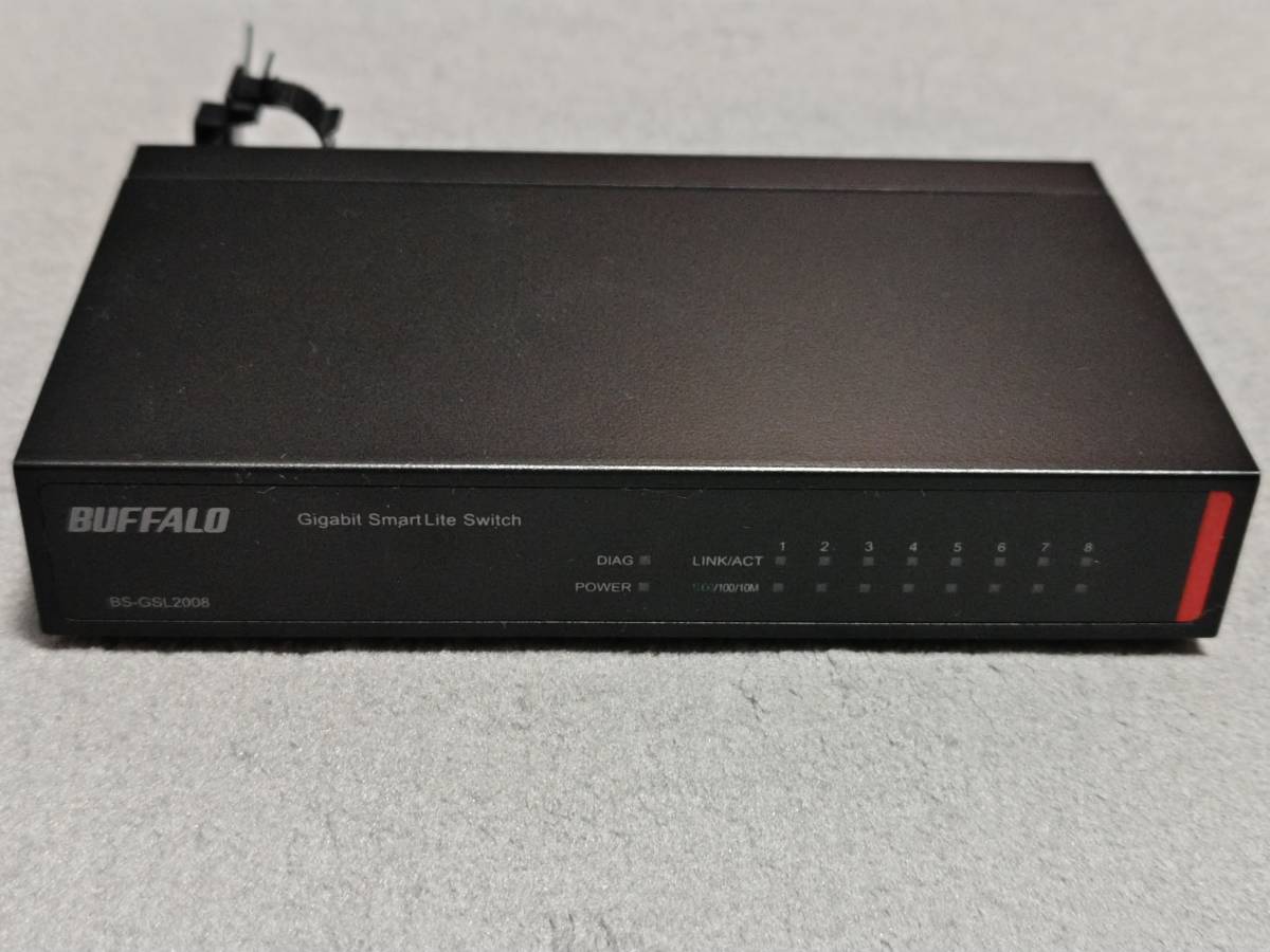 ★BUFFALO スマートLiteスイッチ 8ポート BS-GSL2008 中古★の画像4