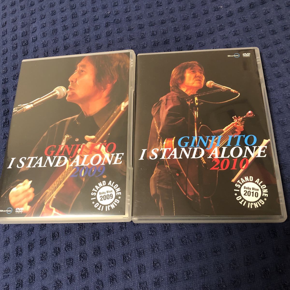 音楽DVD「伊藤銀次「I STAND ALONE 2009」「I STAND ALONE 2010」」 2本セット 美品 LIVE ナイアガラ 廃盤 希少盤