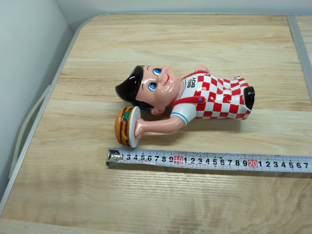 当時物　レトロ　ビッグボーイバンク　アメリカン雑貨 貯金箱 BIG BOY BANK フィギュア　人形　飾り物　置物　おもちゃ　ソフビ　T_画像10