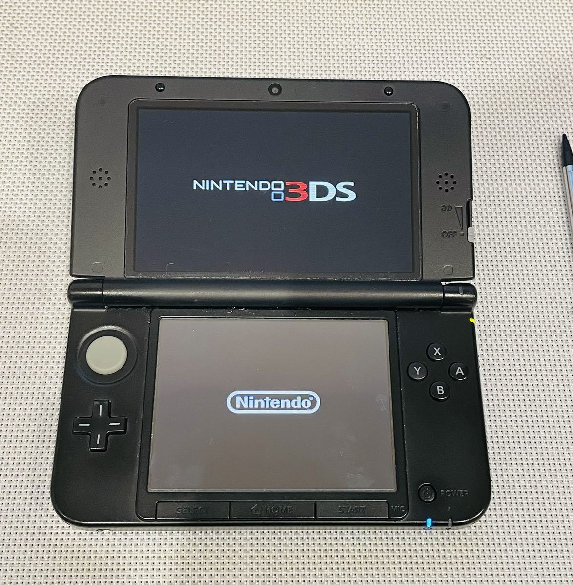 ニンテンドー3DS LL ブルーブラック本体動作品 送料無料 付属品付き