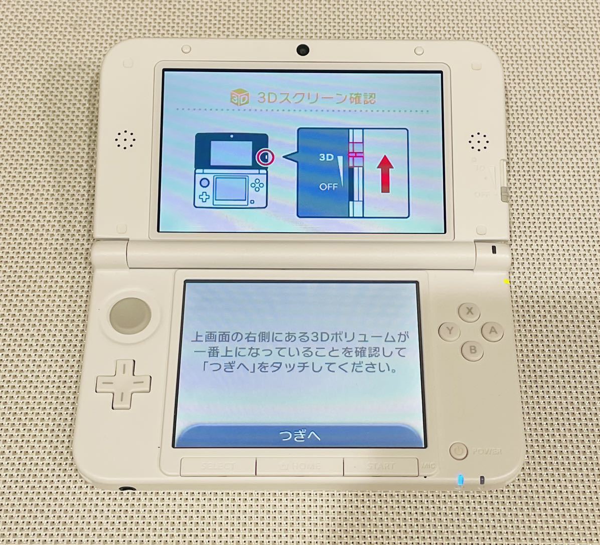 美品ニンテンドー3DS LL NEWラブプラス リンコデラックス 本体動作品