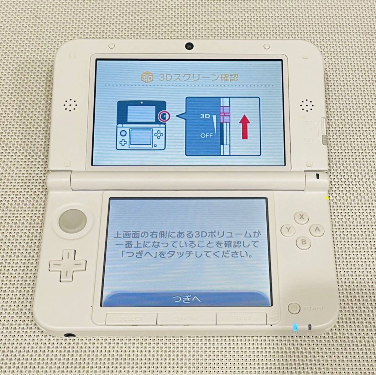 美品ニンテンドー3DS LL NEWラブプラス リンコデラックス 本体動作品