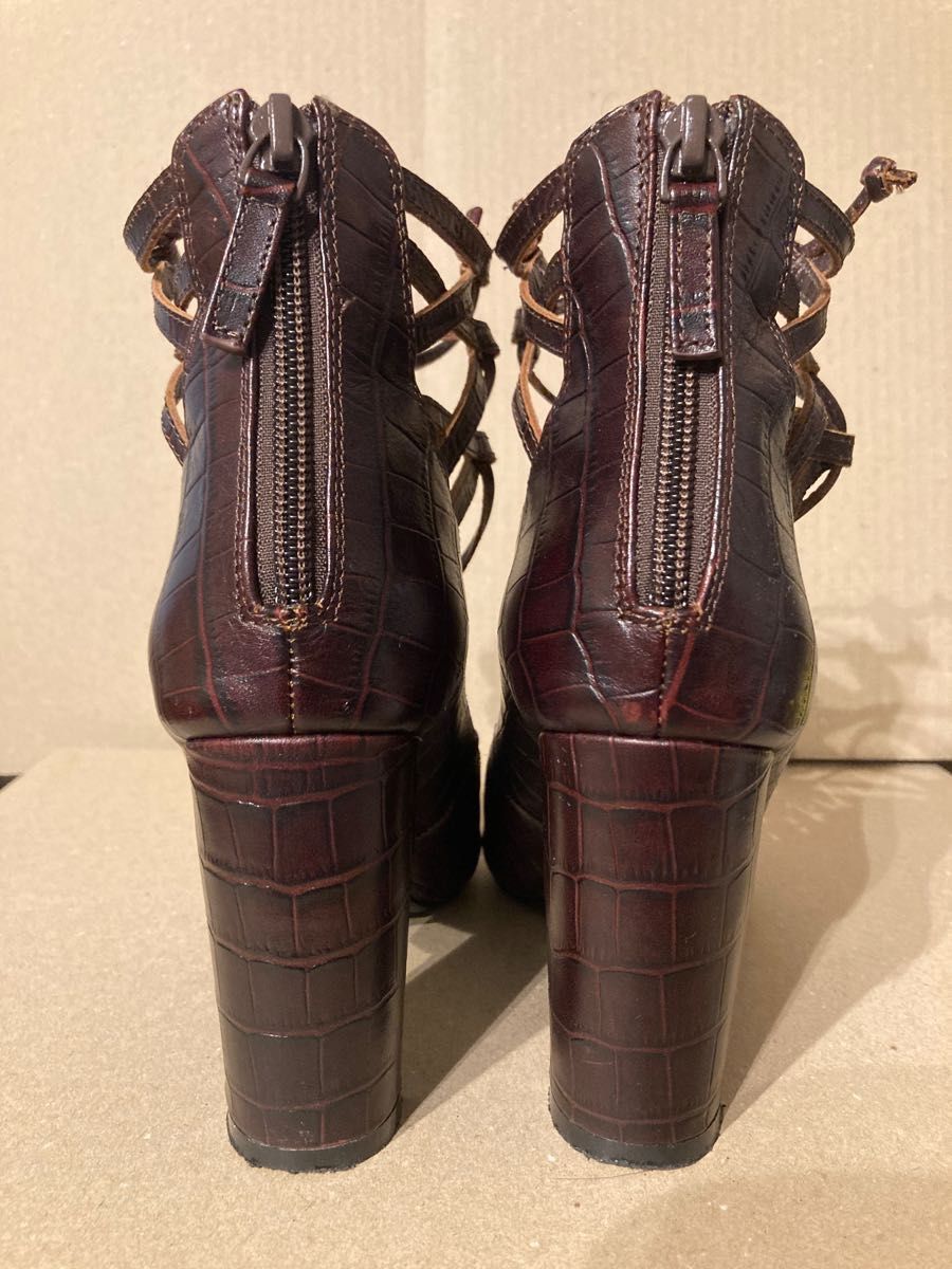 Ameri vintage Mサイズ ZIGZAG LACE UP PUMPS レースアップ Ameri vintage Mサイズ ZIGZAG LACE UP PUMPS レースアップ