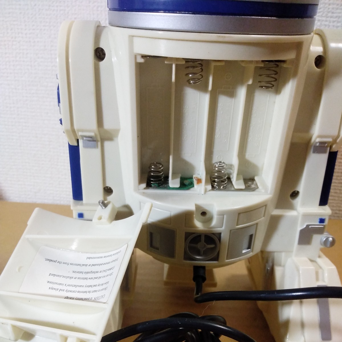 STAR WARS スターウォーズ R2-D2 リモートコントロール ラジコン Kenner ケナー社 電池液漏れ有り 1997年製 未チェック ジャンク扱いの画像7