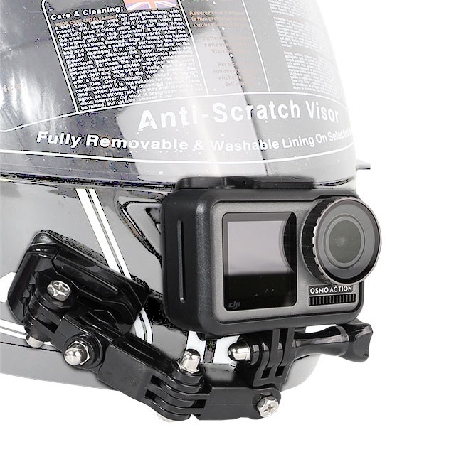 送料込み GoPro アクションカメラ バイク オートバイ ヘルメット アゴ マウント 顎 アクセサリー モトブログ_画像1