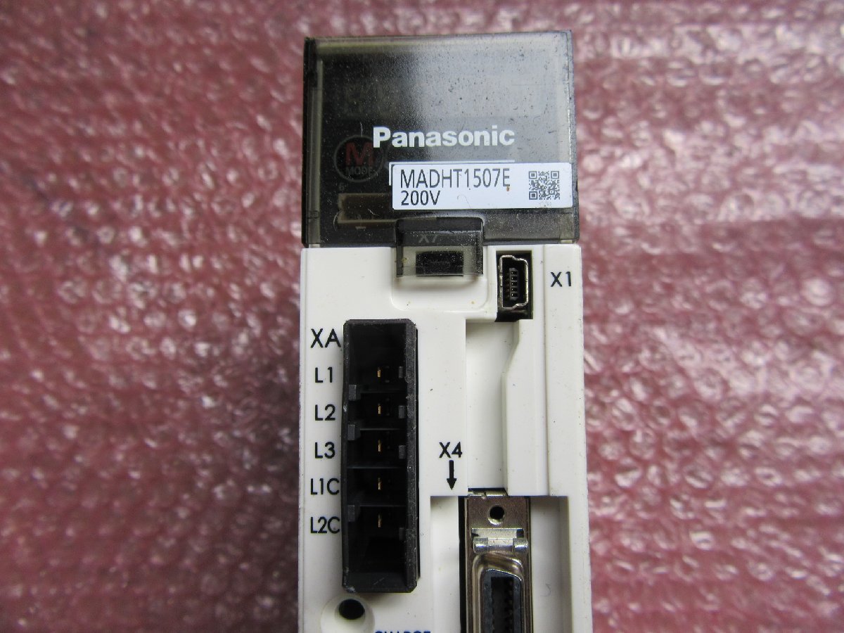 TP230181 サーボアンプ パナソニック/Panasonic MADHT1507E NC自動盤ツガミC300-Ⅳから外しました。 動作未確認_画像8