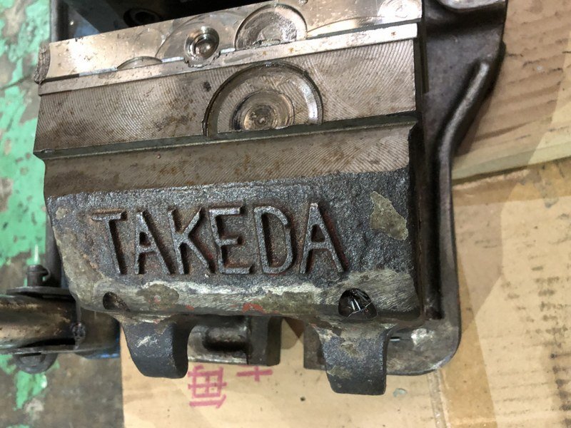 TF220075 Takeda / TAKEDA oil pressure vise TK-150HVS width 150mm height 50mm operation verification settled!!