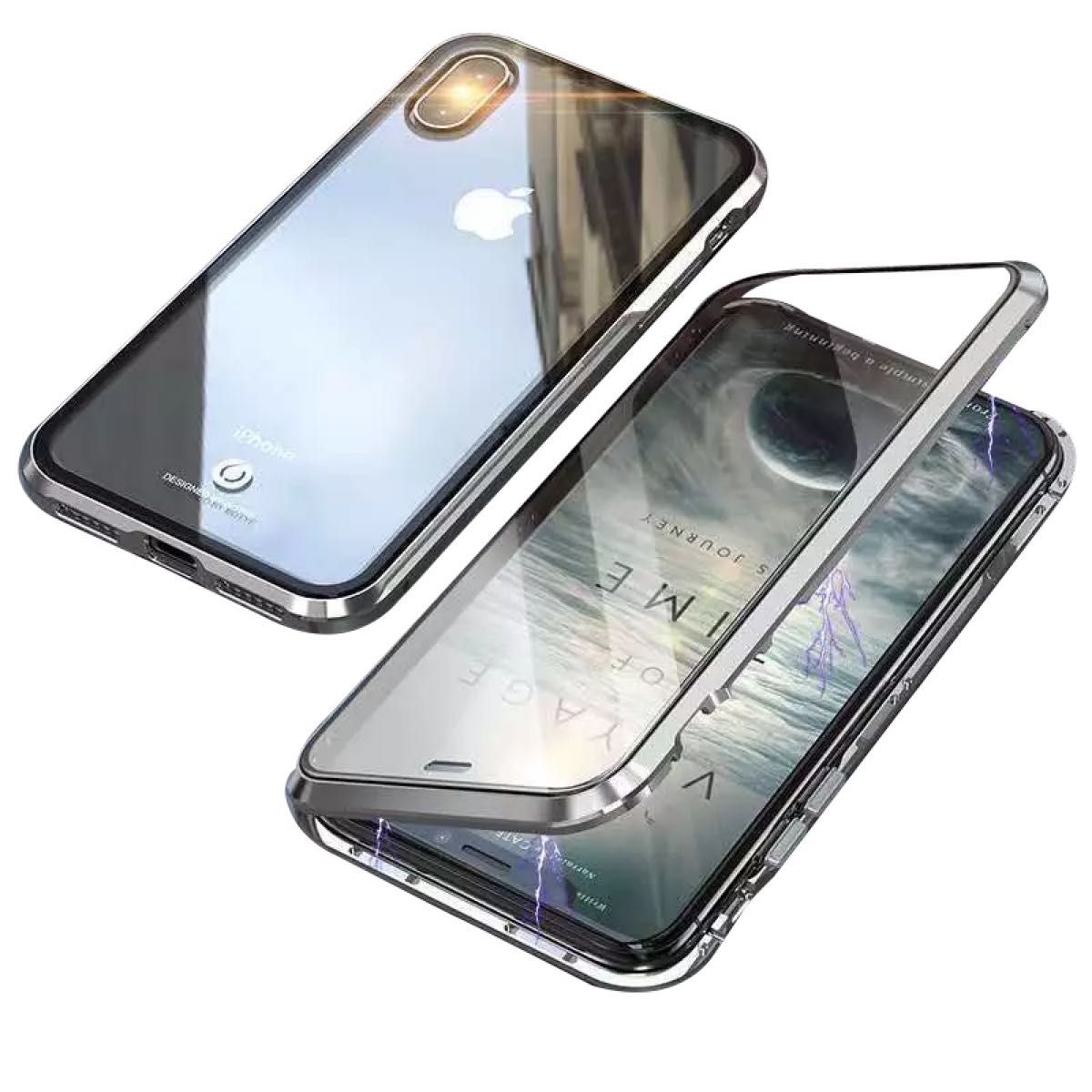 iPhone X/XS 全方位カバー iPhoneX/XSケース 両面強化ガラス