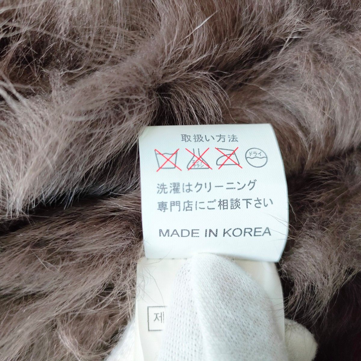【美品】ムートンコート ファーコート　羊革　韓国製　リアルムートン　グレー