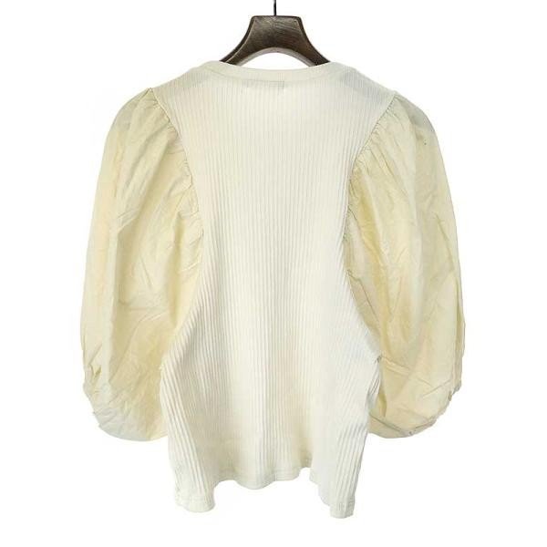 CLANEklane20SS ARCHI LINE PUFF TOPS puff sleeve tops ivory series size :1 lady's ITGIEBOIO9DS