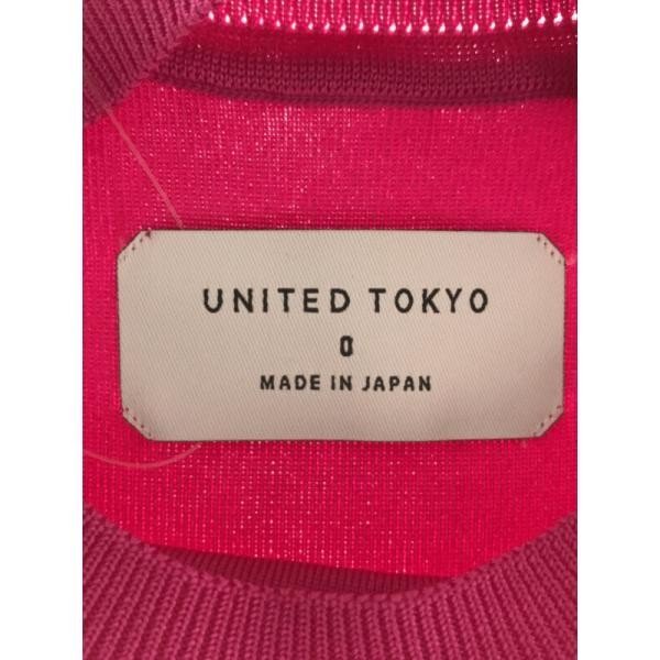 UNITED TOKYO ユナイテッドトウキョウ パレスクルーニット ピンク サイズ:0 レディース ITNU247YULXW_画像3