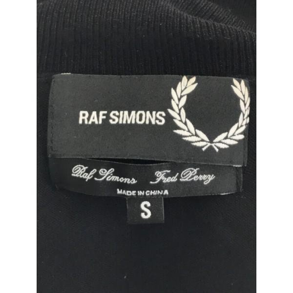 RAF SIMONS × FRED PERRY ラフシモンズ × フレッドペリー ロゴ刺繍 レーヨンタートルネックニットセーター ブラック IT9B3WLVJJDC_画像3