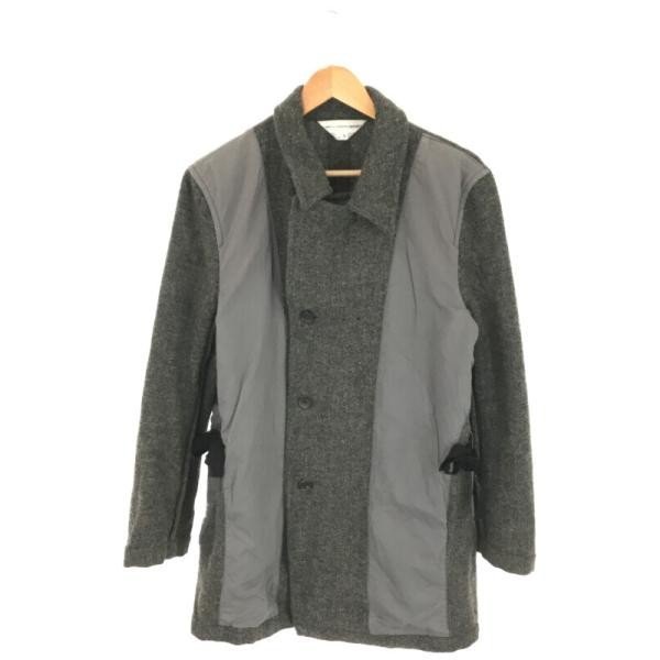 COMME des GARCONS HOMME コムデギャルソン オム インサイドアウトリバーシブルコート グレー サイズ:M メンズ ITGXK6E4IDIQ