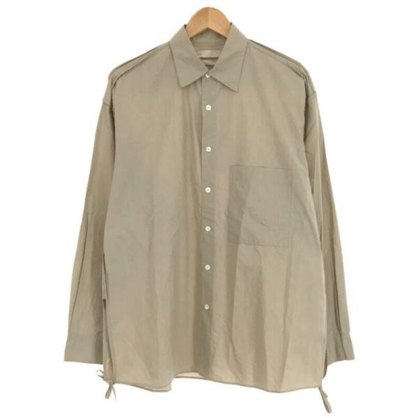 YOKE ヨーク 21SS PIPING SHIRT パイピングシャツ ベージュ サイズ:3 メンズ IT2XUUE5D4TDの画像1