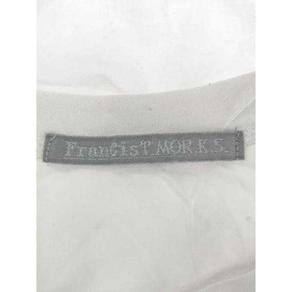 FranCisT_MOR.K.S フランシストモークス コットンリヨセルVネックレイヤードTシャツ ホワイト サイズ:1 メンズ ITD3V8EHTZH6_画像3