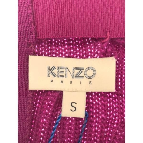 KENZO ケンゾー ウールニットスカート パープル サイズ:S レディース IT7IQ2SMLUS4_画像3