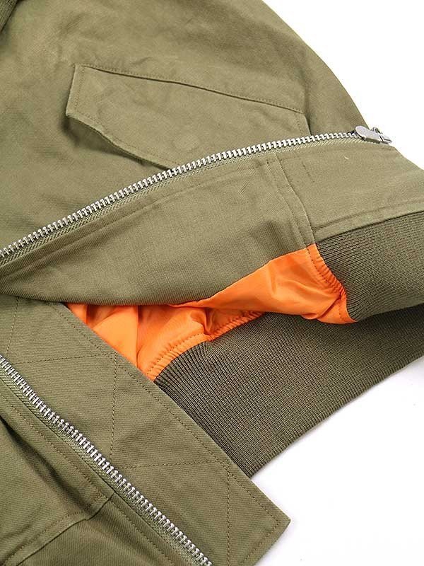 MOON AGE DEVILMENT ムーンエイジ デビルメント OW MA1 FLIGHT JACKET フライトジャケット カーキ 46 IT4XXZOI362G