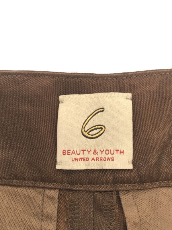 6(ROKU) BEAUTY&YOUTH UNITED ARROWS ロク ビューティーアンドユース ユナイテッドアローズ SATIN SASH BELT PANTS ベルテッドサテンパンツ_画像3