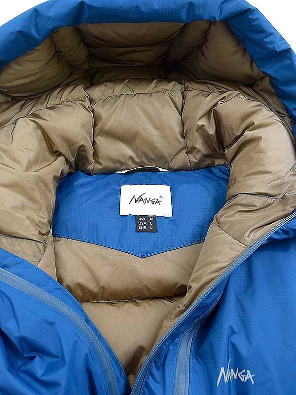 NANGA ナンガ AURORA DOWN JACKET オーロラダウンジャケット ブルー XL IT4VAO2UG1B6_画像3