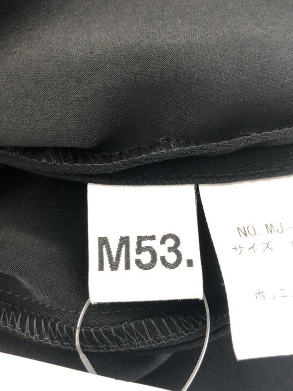 M53. エムゴーサン ポリエステルテーラードジャケット ブラック FREE IT04BW3C57A0_画像3