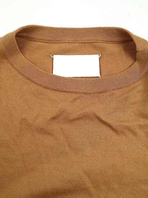 Maison Martin Margiela メゾン マルタン マルジェラ 2009SS Circle Knit コットンシルクサークルニットトップス ベージュ M IT36NJCRK26C_画像3