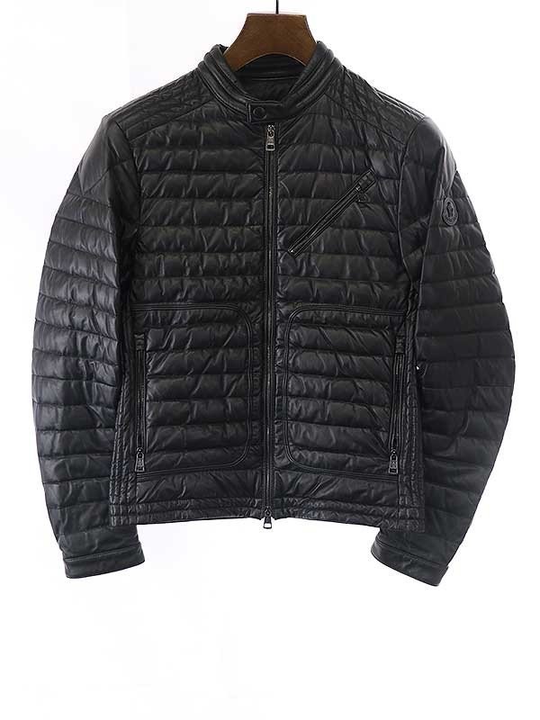 Bibian 比比昂- MONCLER モンクレールCASTEU シープスキンレザー Bibian 比比昂- MONCLER モンクレールCASTEU シープスキンレザー