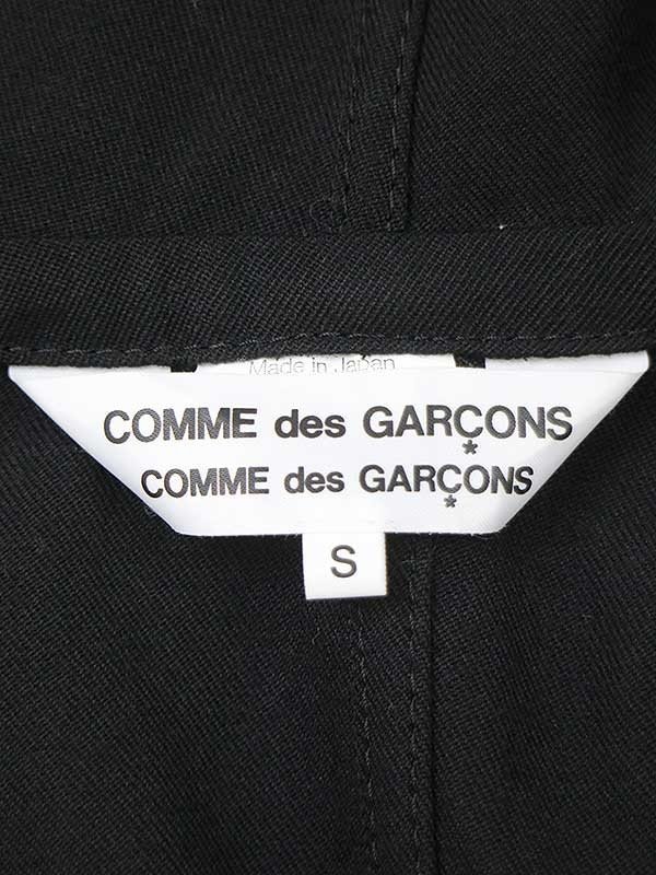 COMME des GARCONS COMME des GARCONS コムデギャルソンコムデギャルソン 2009AW ウールポンチョパーカー ブラック S IT3UCHKFFH9T_画像3