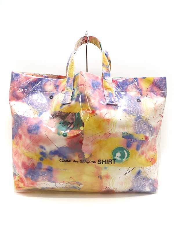 COMME des GARCONS SHIRT コムデギャルソンシャツ 20AW Tote Bag With FUTURA Print グラフィックプリントトートバッグ ITLIYXU3F7ZEの画像1