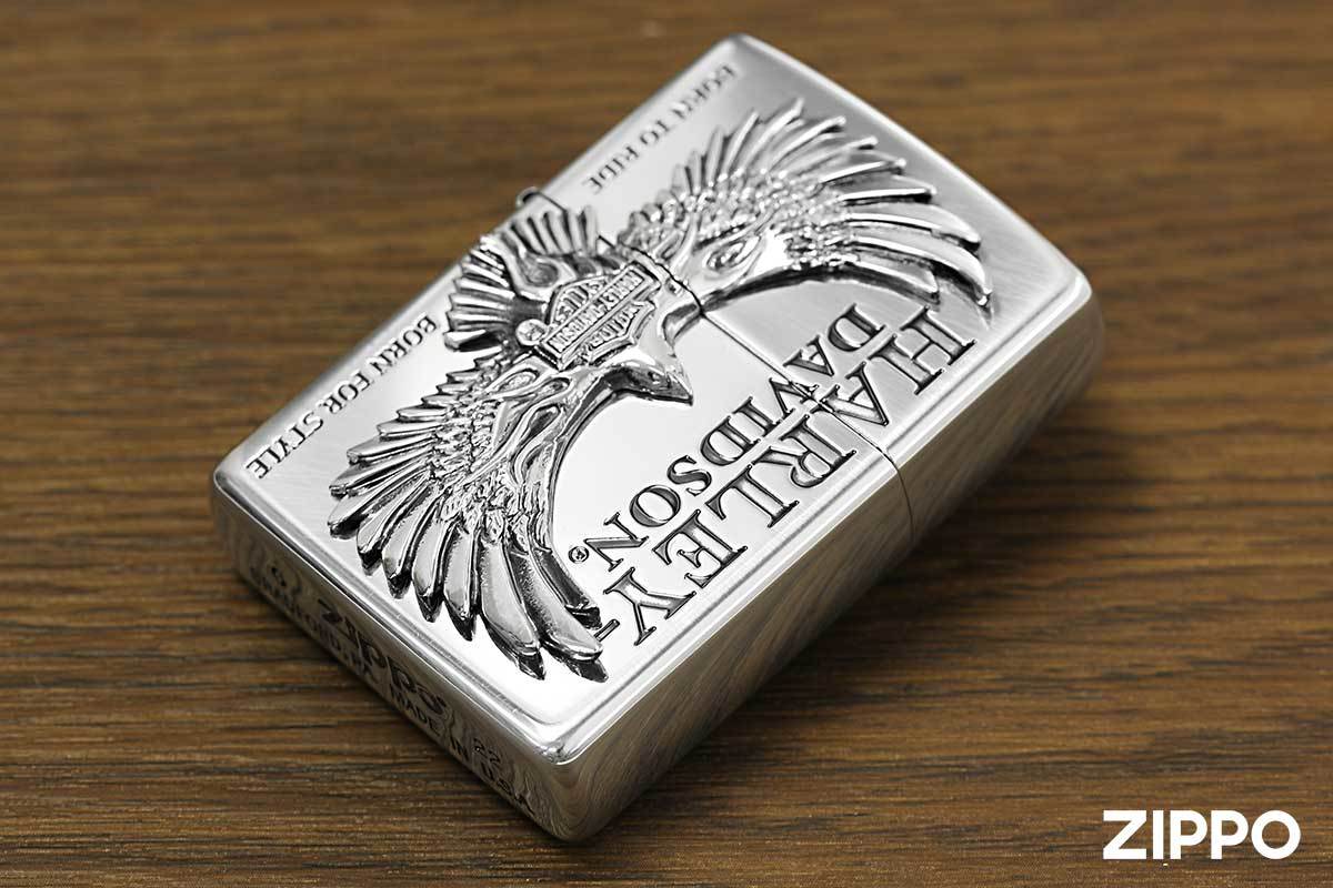 Zippo ジッポライター Harley Davidson Flying Eagle ハーレーダビッドソン フライングイーグル HDP-76_画像3