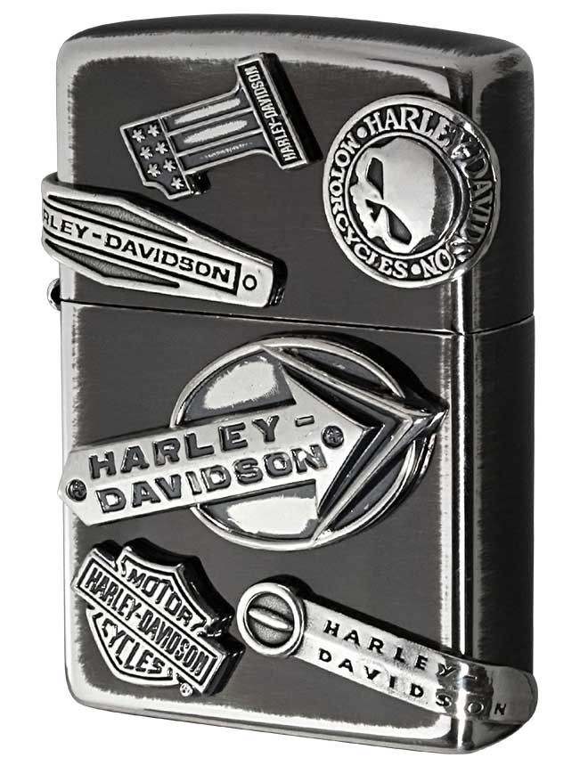 Zippo ジッポライター 日本限定Zippo Harley Davidson ハーレーダビッドソン メイクメタル HDP-63_画像1