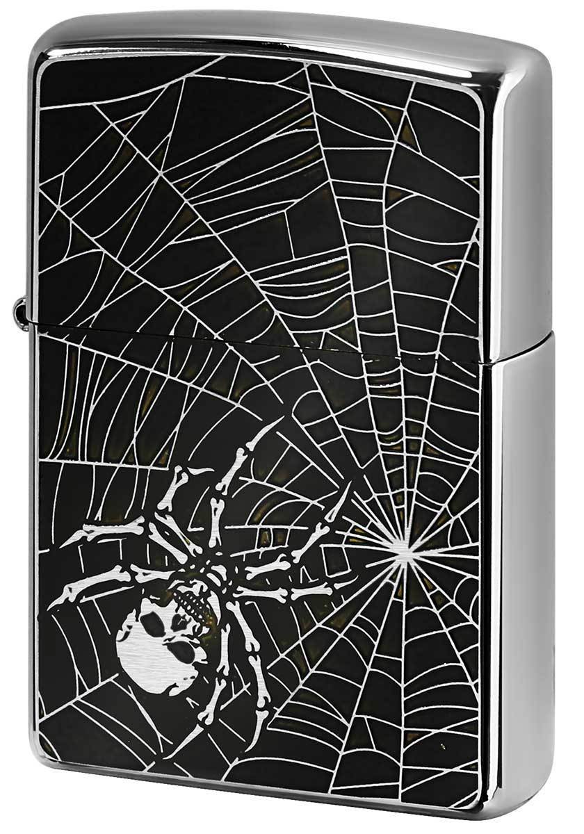 Zippo ジッポライター Skull Spider スカルスパイダー 2FB-SKULL SPIDER メール便可_画像1